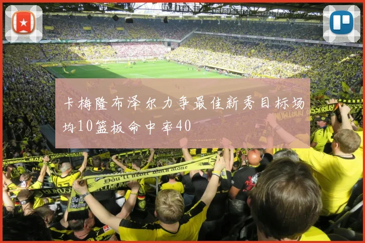 卡梅隆布泽尔力争最佳新秀目标场均10篮板命中率40
