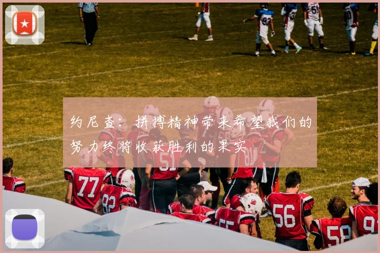 约尼查：拼搏精神带来希望我们的努力终将收获胜利的果实